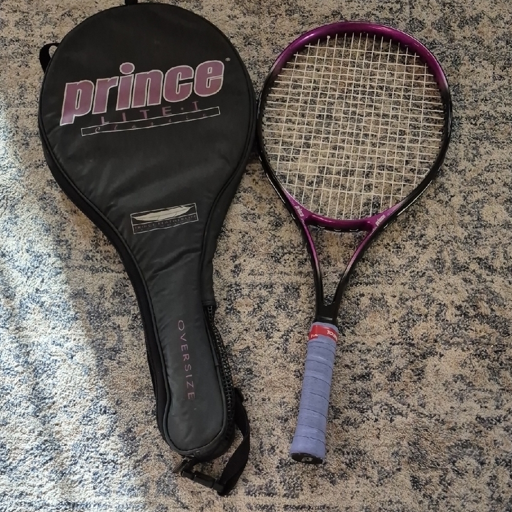 Prince Lite I Tennis Racket with Full Case.